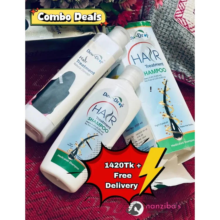 Dew Drop Hair Treatment and Shampoo