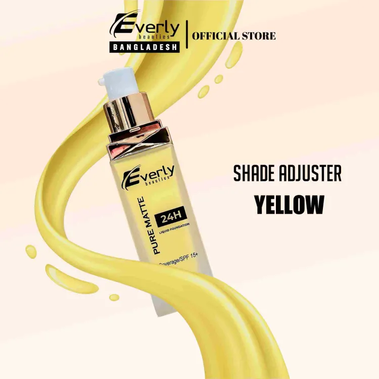 Everly Pure Matte Full Covarage Foundation Yellow