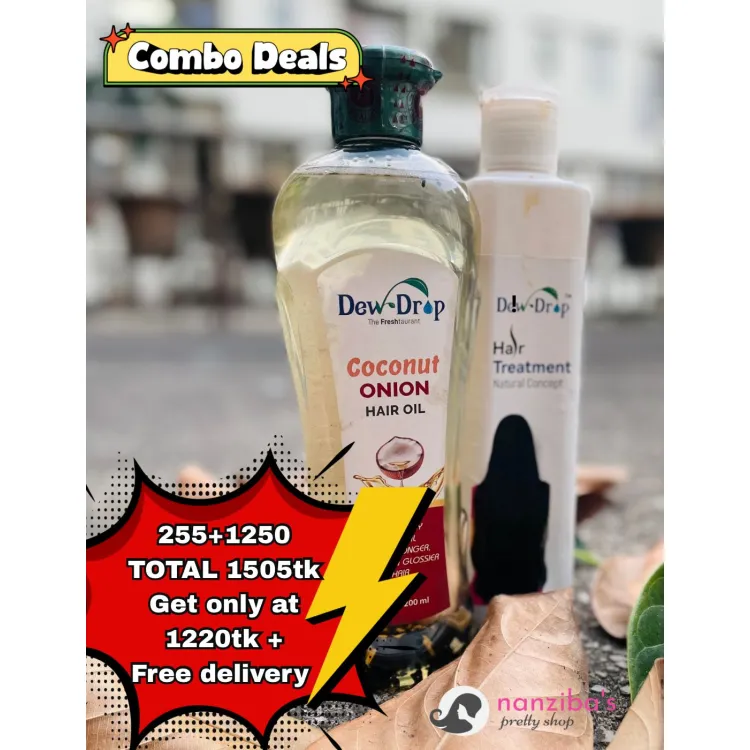 Dew Drop Hair Treatment and Hair Oil