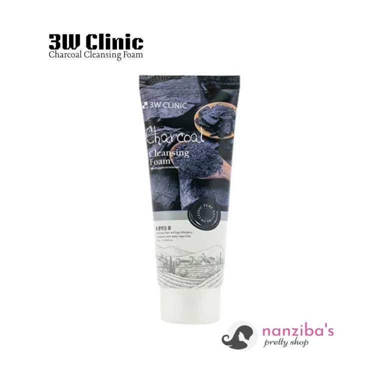3W Clinic Charcoal Cleansing Foam