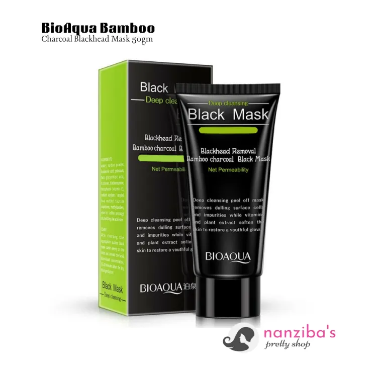 BioAqua Bamboo Charcoal Blackhead Mask 50gm