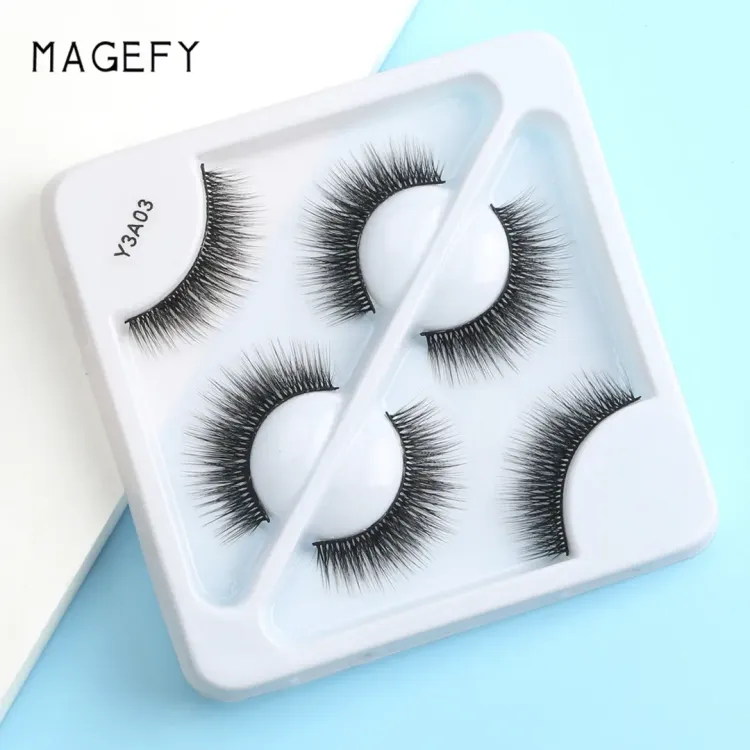 Maange 3 Pair Eyelash Y3a02