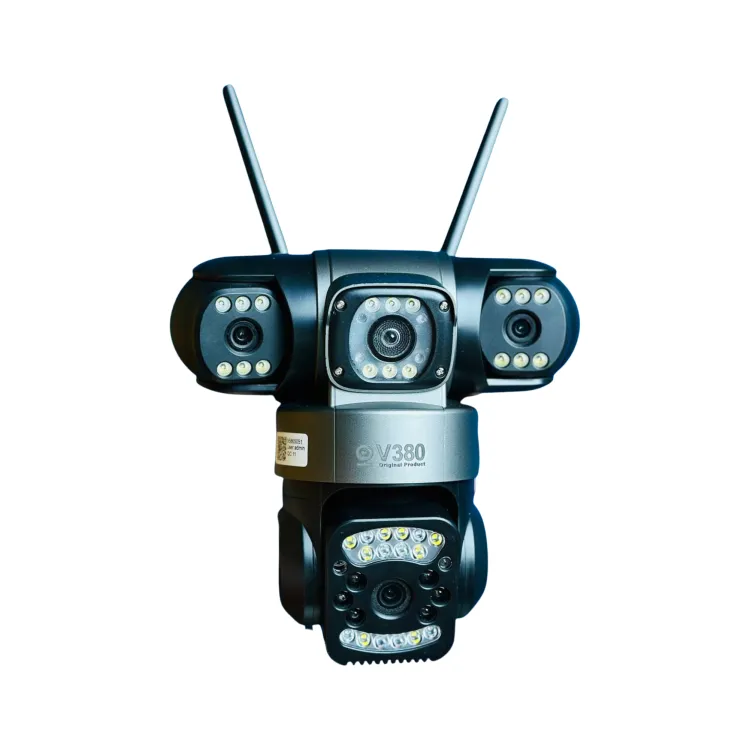 V380 PRO 3 Lens CCTV Outdoor Waterproof Night Vision PTZ Camera (4G+LAN)