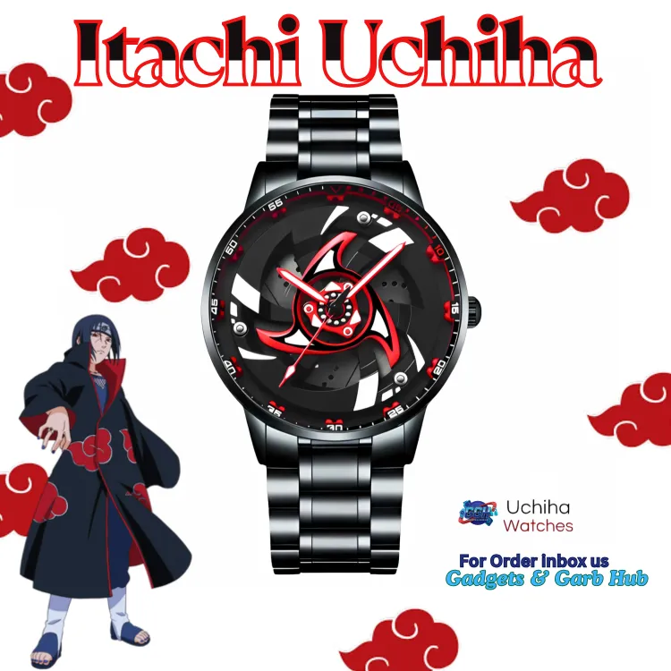 Original Itachi Uchiha Sharingan Watch | Official Naruto Edition