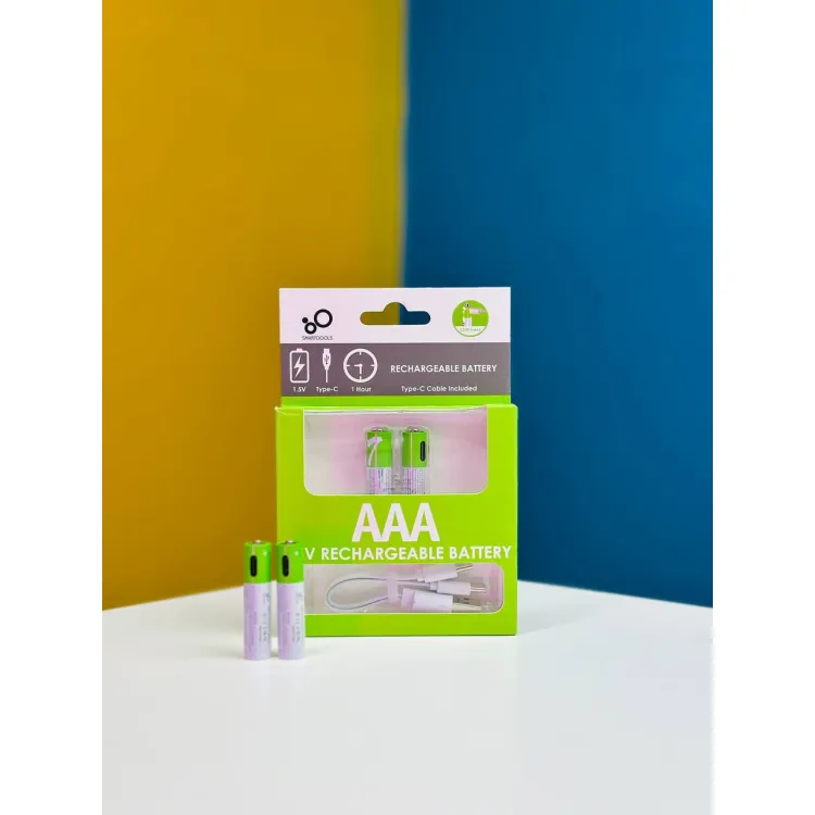 SmarToools RB20 AAA 1.5V 750 mWh Rechargeable Battery (2 Pcs Set)