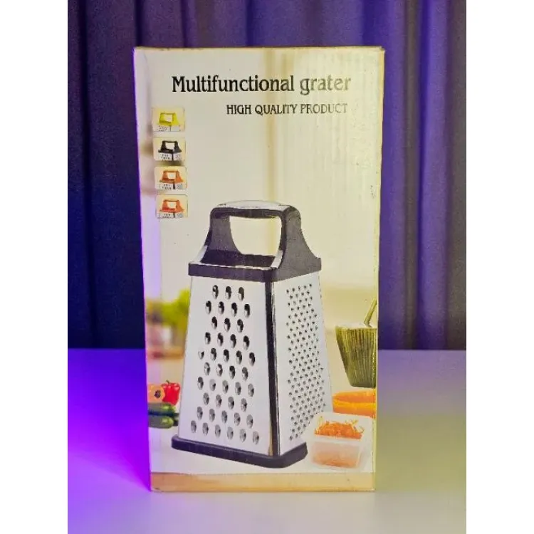 Multifunctional 4‑Sided Box Grater