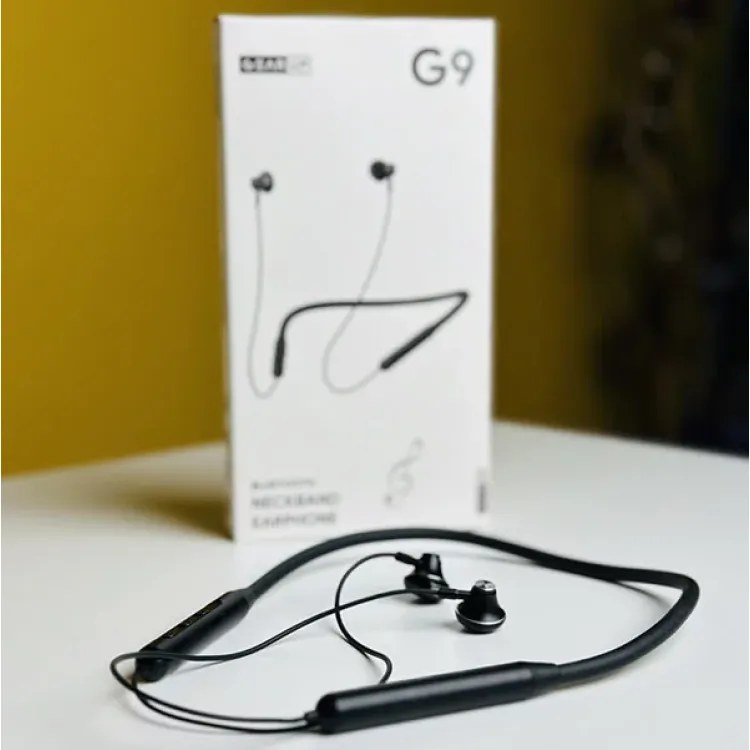 GearUP G9 Neckband Magnetic Metal Earphone With Good Quality Microphone